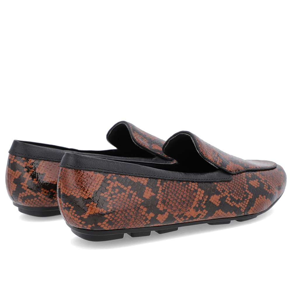 Loafer Animal Print Bico Redondo Animal Print 3