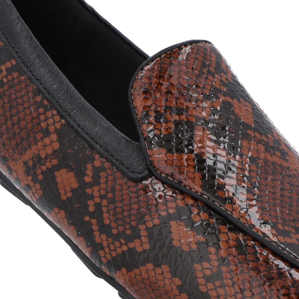 Loafer Animal Print Bico Redondo Animal Print 4