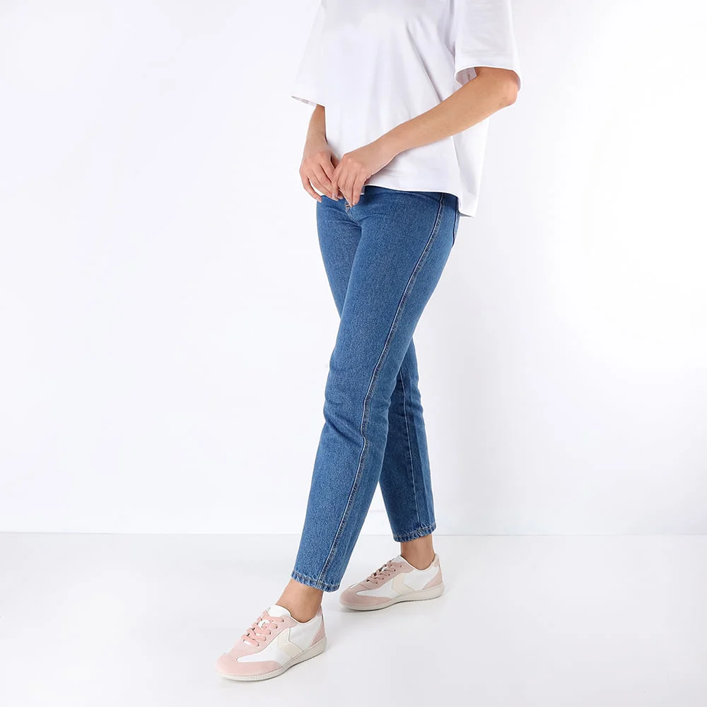 Tênis Branco Marfim Couro Rose Branco 4