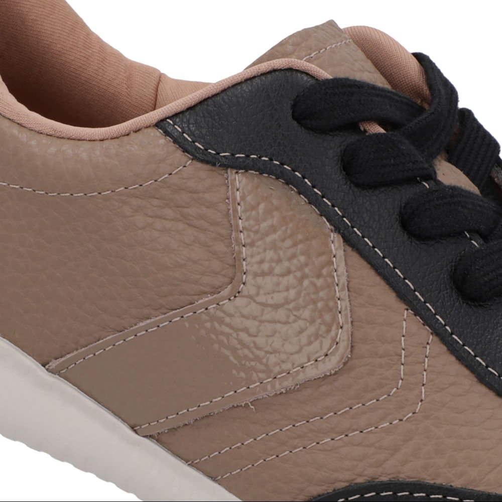 Tênis Marrom Couro Preto Marrom 4