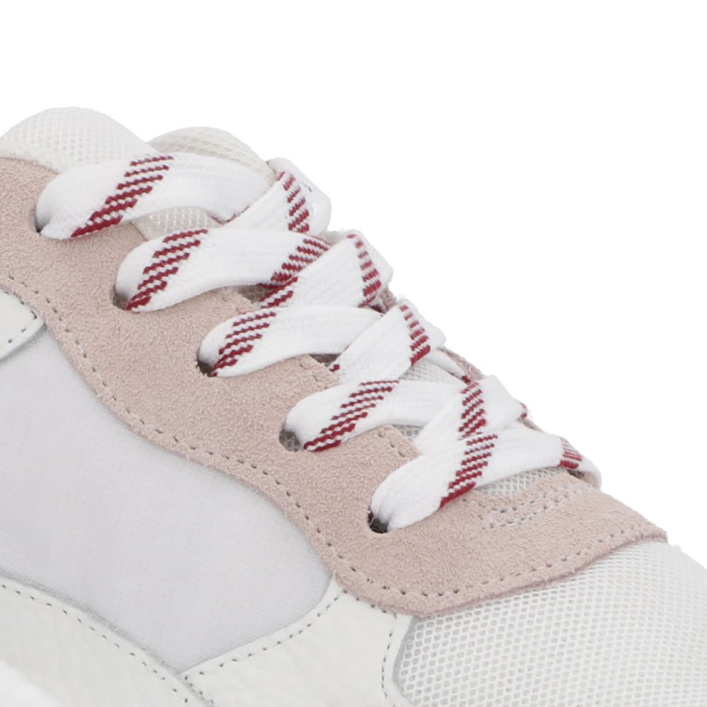 Tênis Rose Couro Cadarço Rosé 4