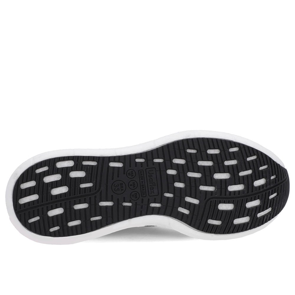 Tênis Preto Couro Cadarço Preto 5