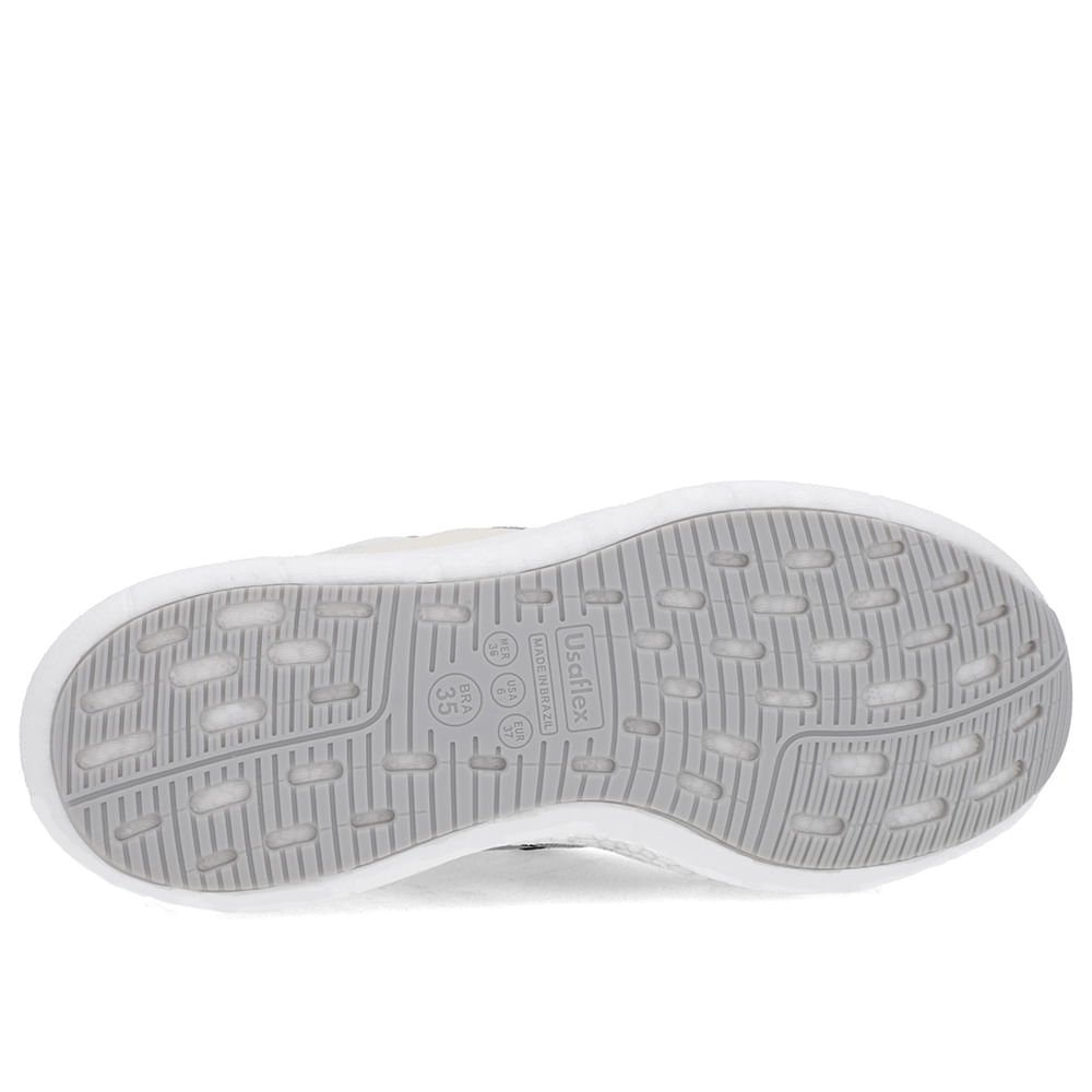 Tênis Branco Marfim Couro Cadarço Branco 5