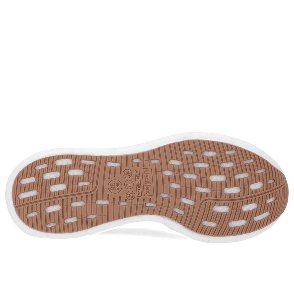 Tênis Bege Tricot Slip On Bege 5