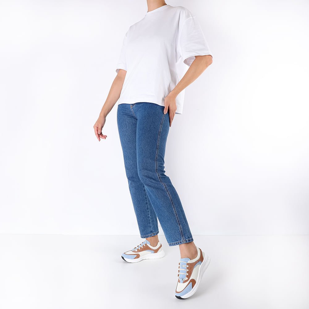 Tênis Marrom Couro Cadarço Elástico Marrom 4