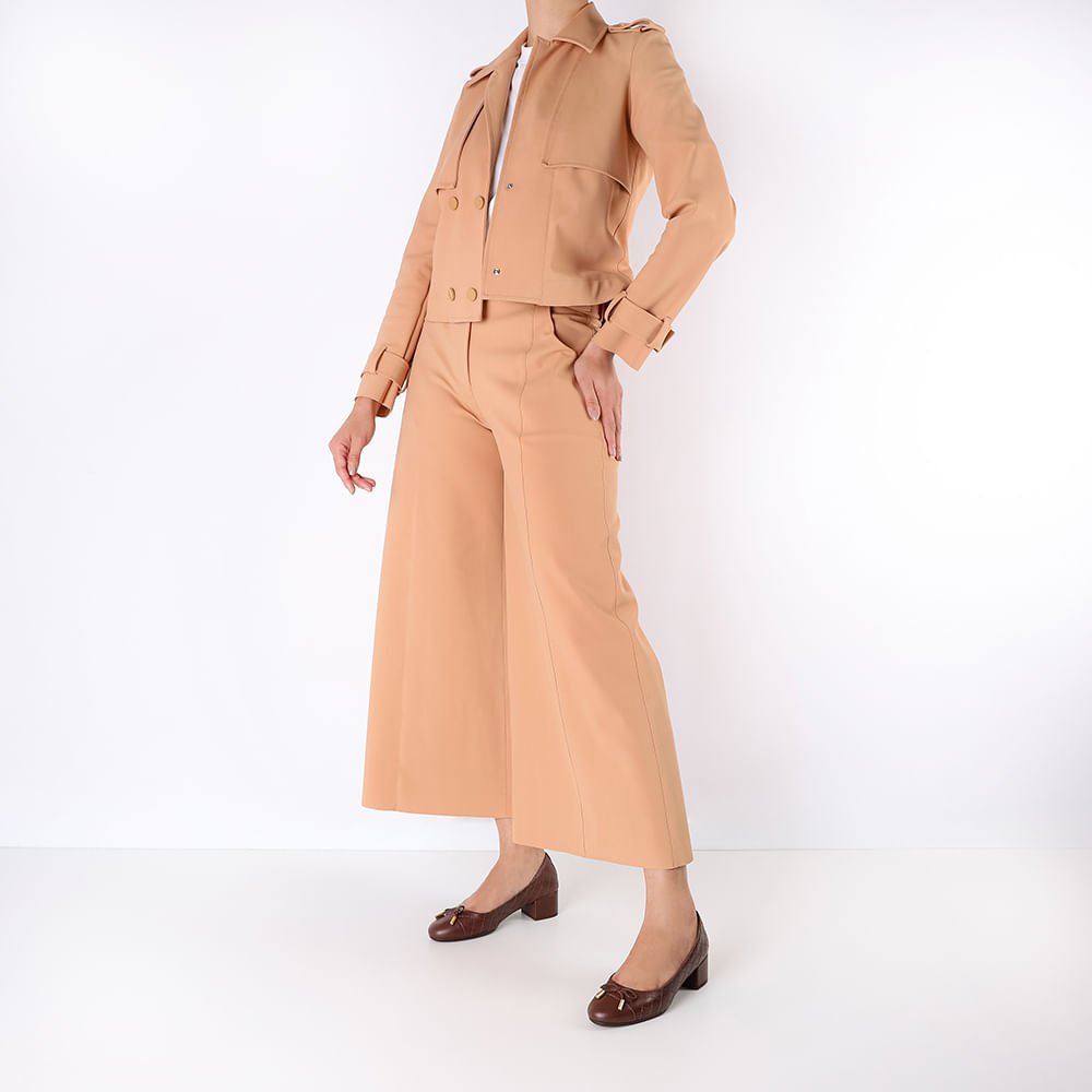 Scarpin Marrom Pinhão Couro Matelassê Marrom 4