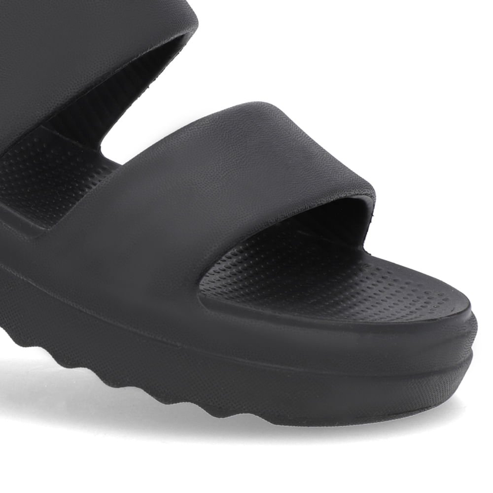 Chinelo Slide Preto Poofy Tiras Eva Preto 4
