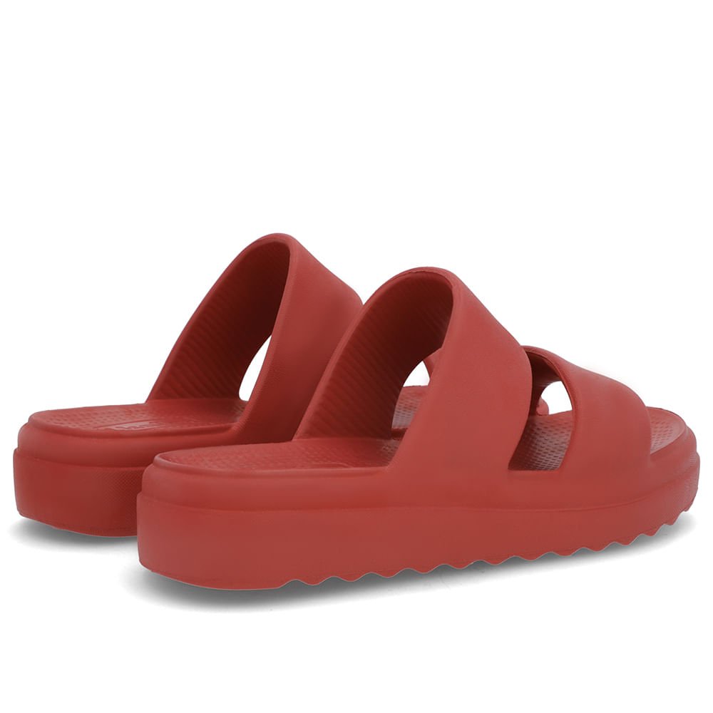 Chinelo Slide Marrom Poofy Tiras Eva Marrom 3