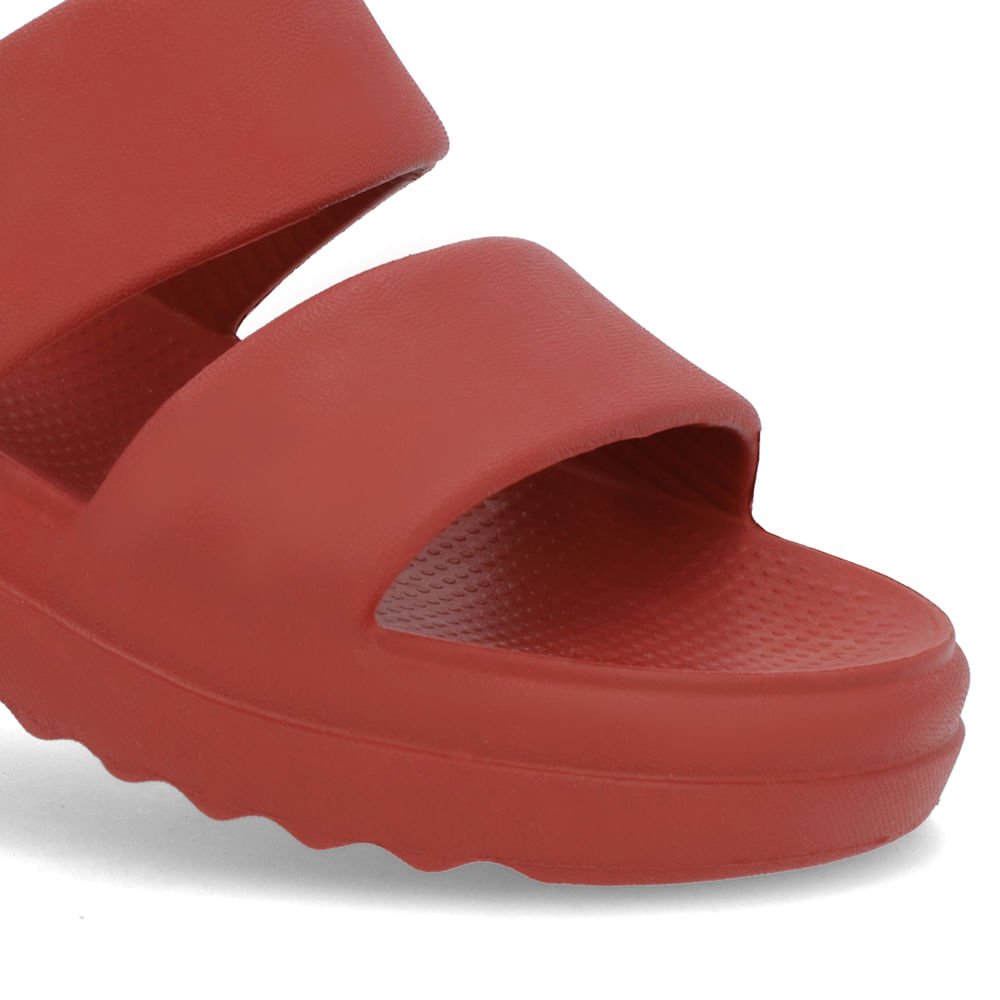Chinelo Slide Marrom Poofy Tiras Eva Marrom 4