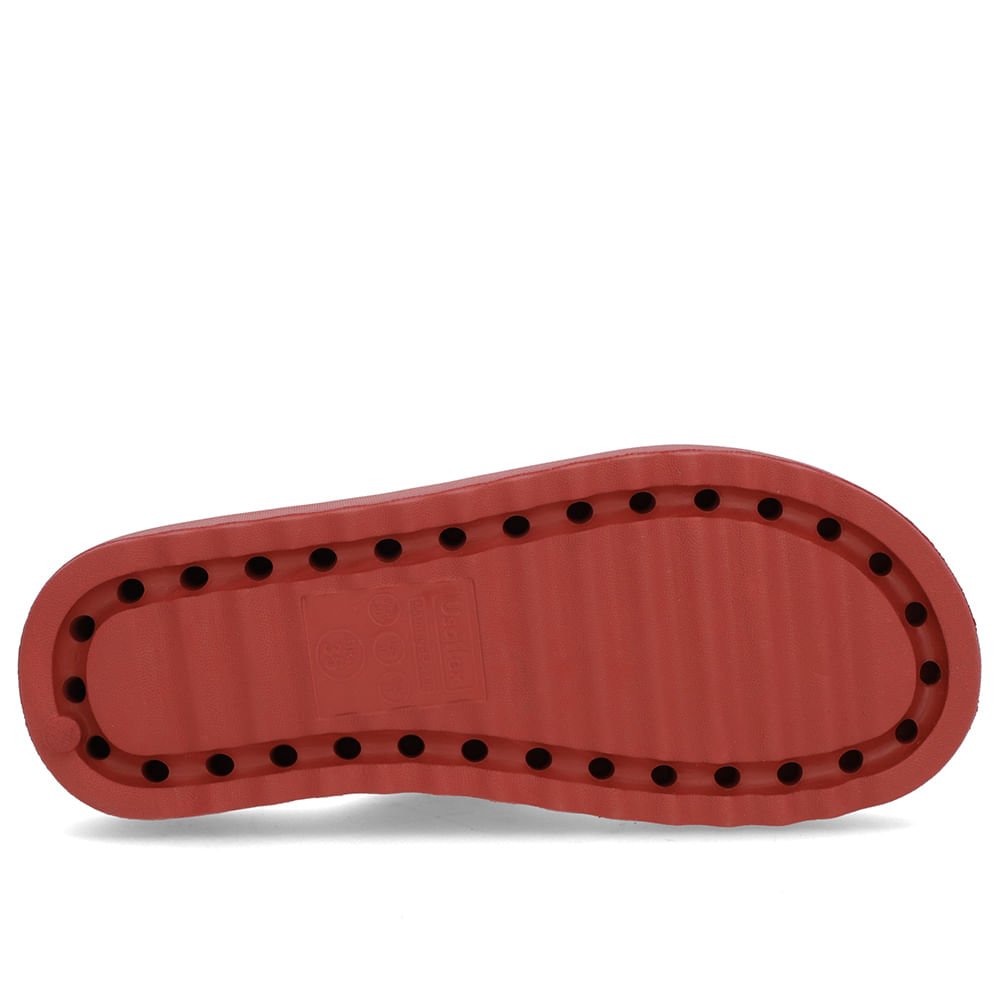 Chinelo Slide Marrom Poofy Tiras Eva Marrom 5