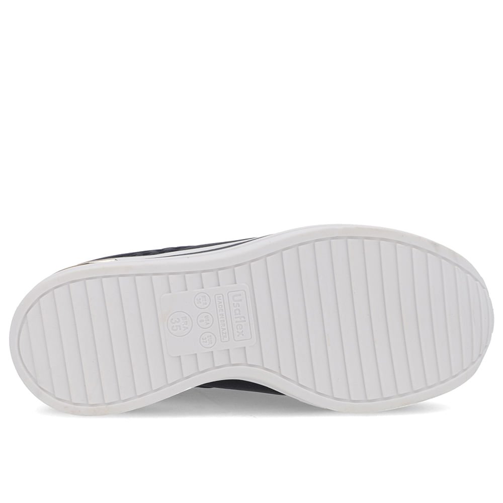 Tênis Casual Azul Elastano Detalhes Azul 5