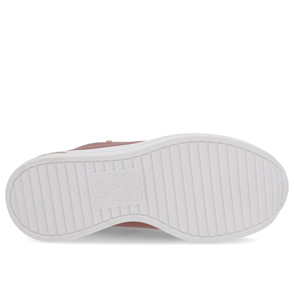 Tênis Zíper Lateral Rosa Vintage Rosa 5