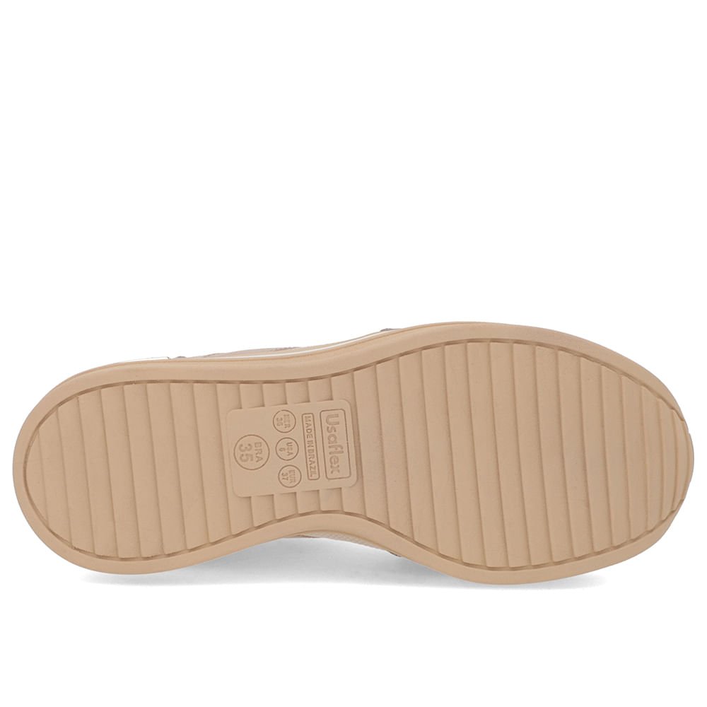 Tênis Cadarço Marrom Couro Tecido Marrom 5