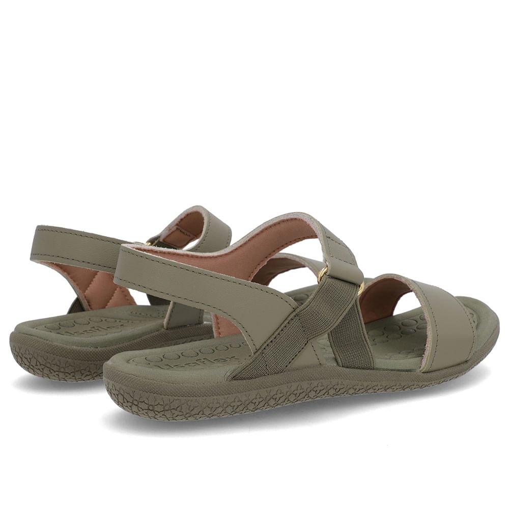 Sandália Tira Lateral Elástico Verde Verde 3