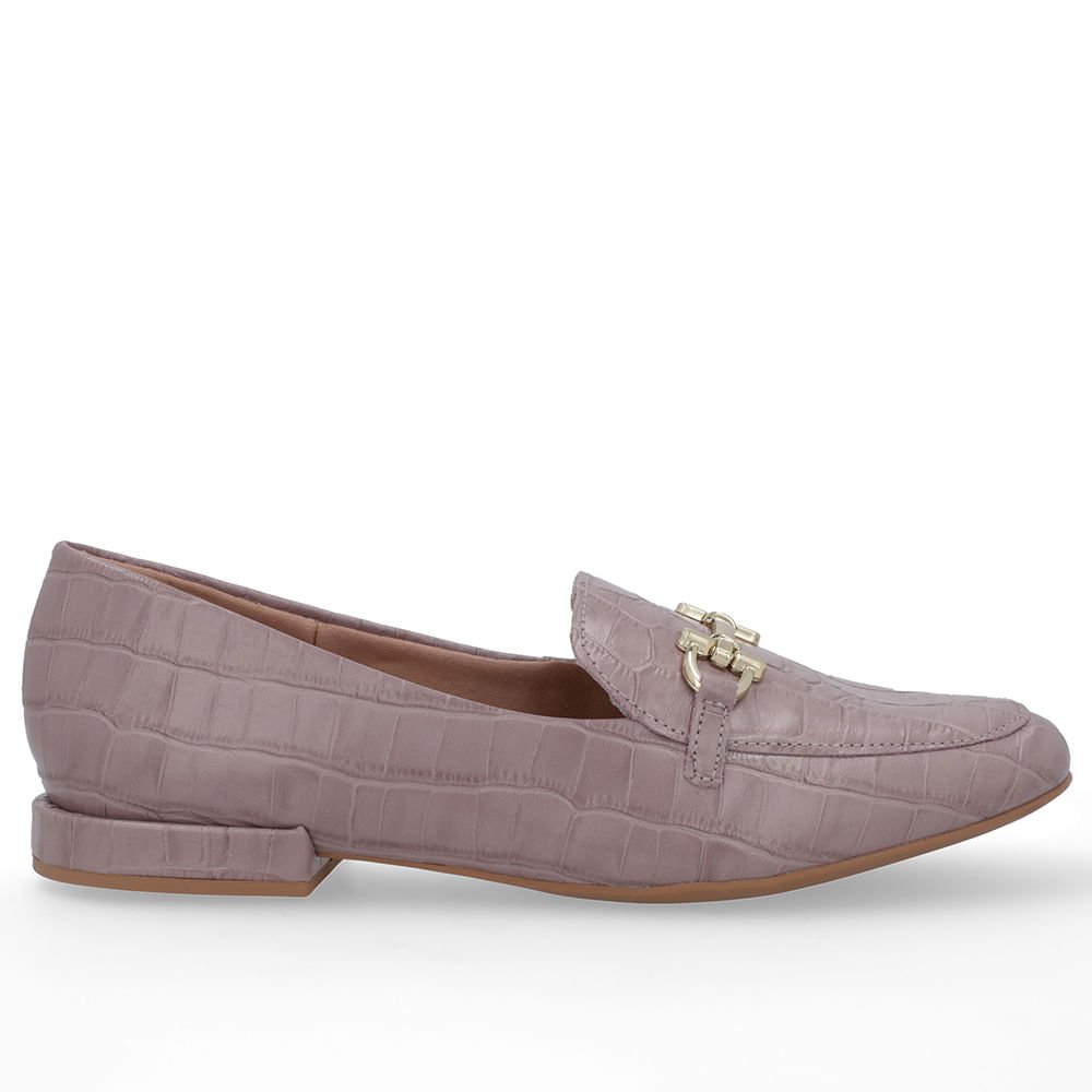 Loafer Lilás Couro Bridão