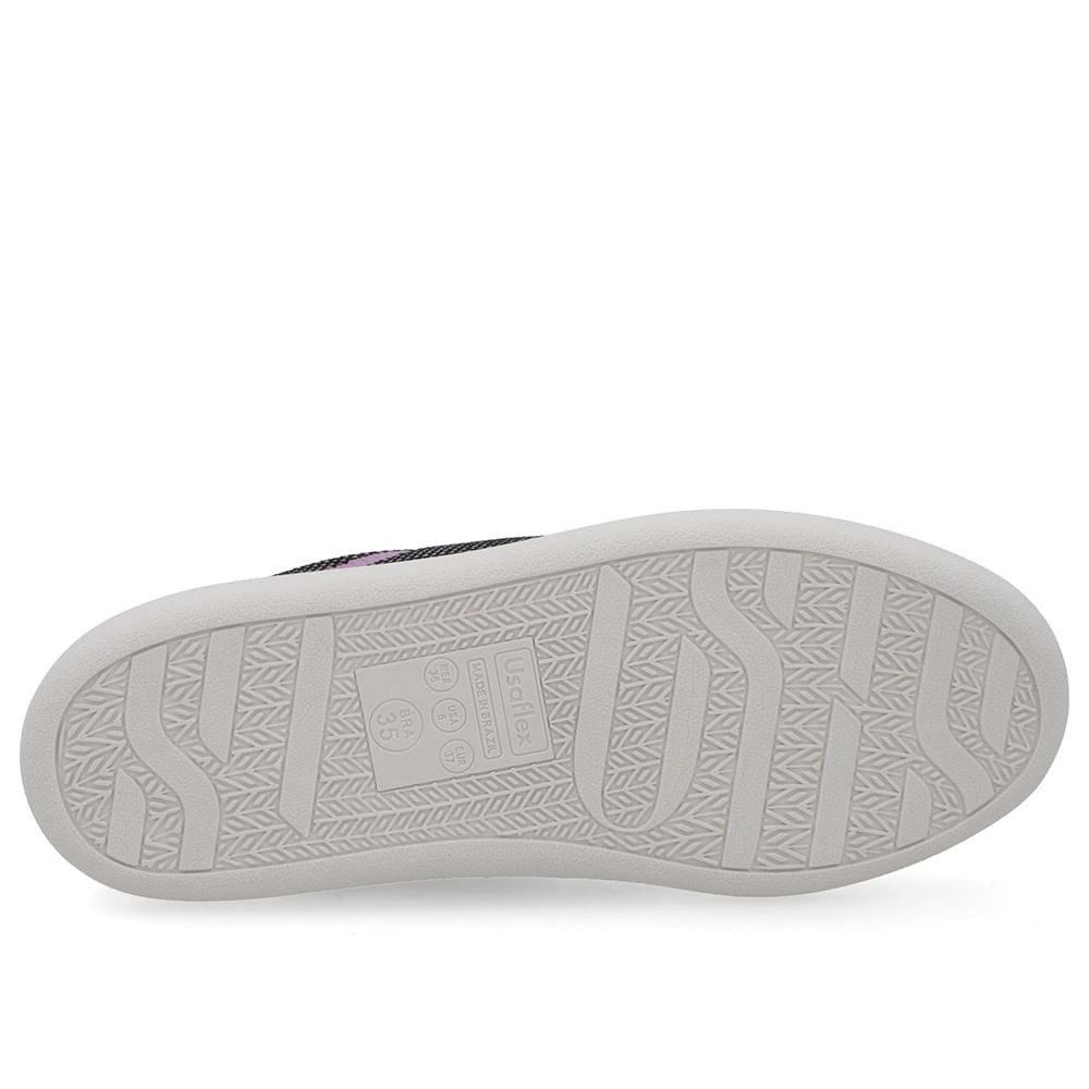 Tênis Casual Preto Tecido Preto 5