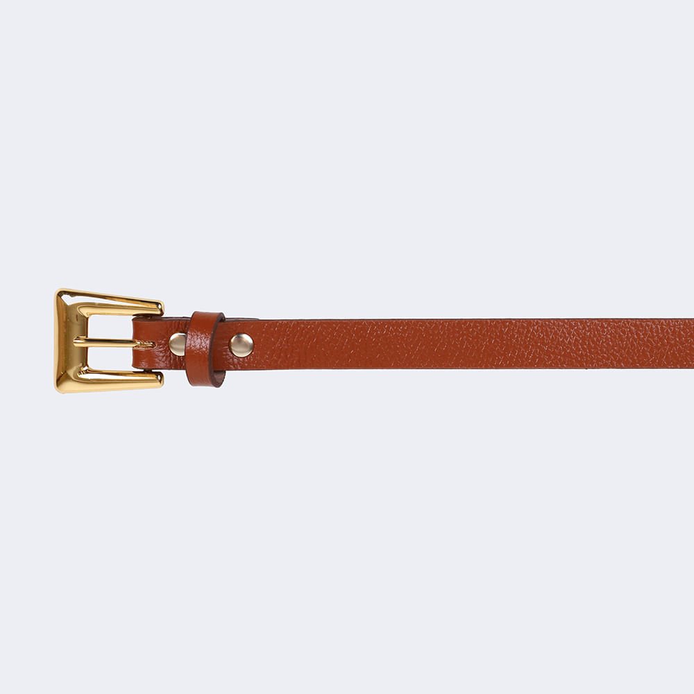 Cinto Couro Marrom Doce De Leite Marrom 3