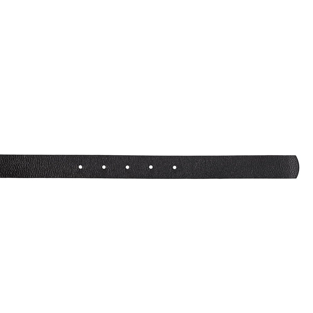 Cinto Couro Preto Fivela Preto 3