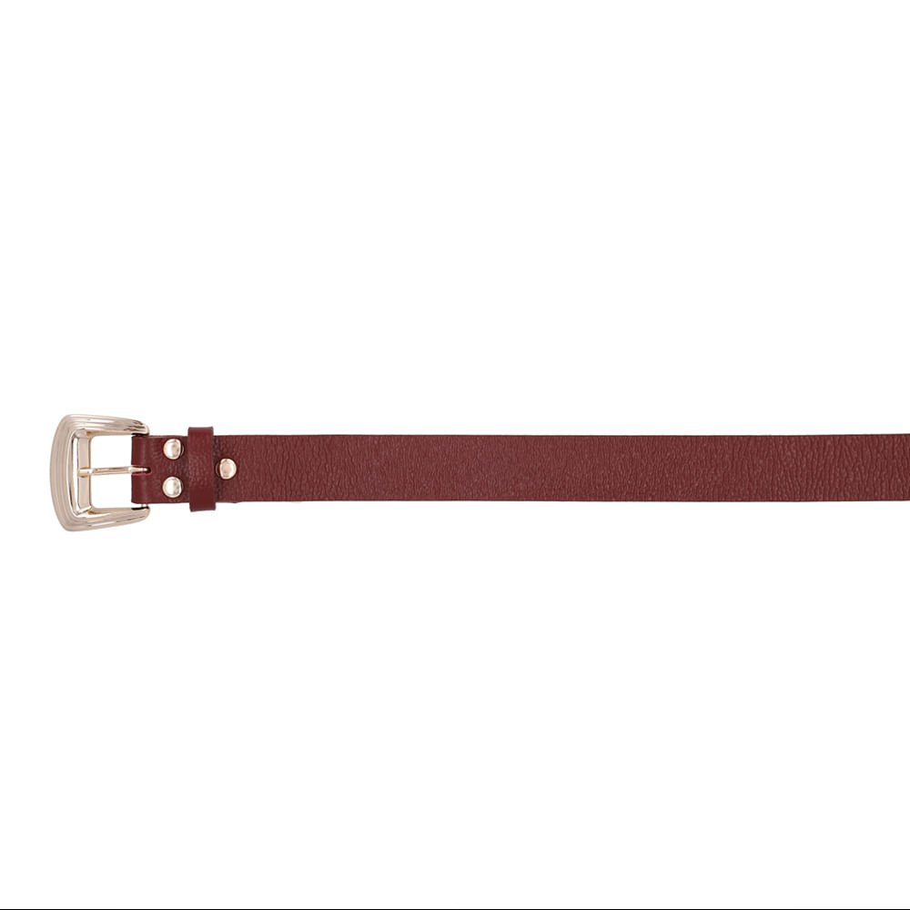 Cinto Couro Vermelho Fivela Vermelho 2