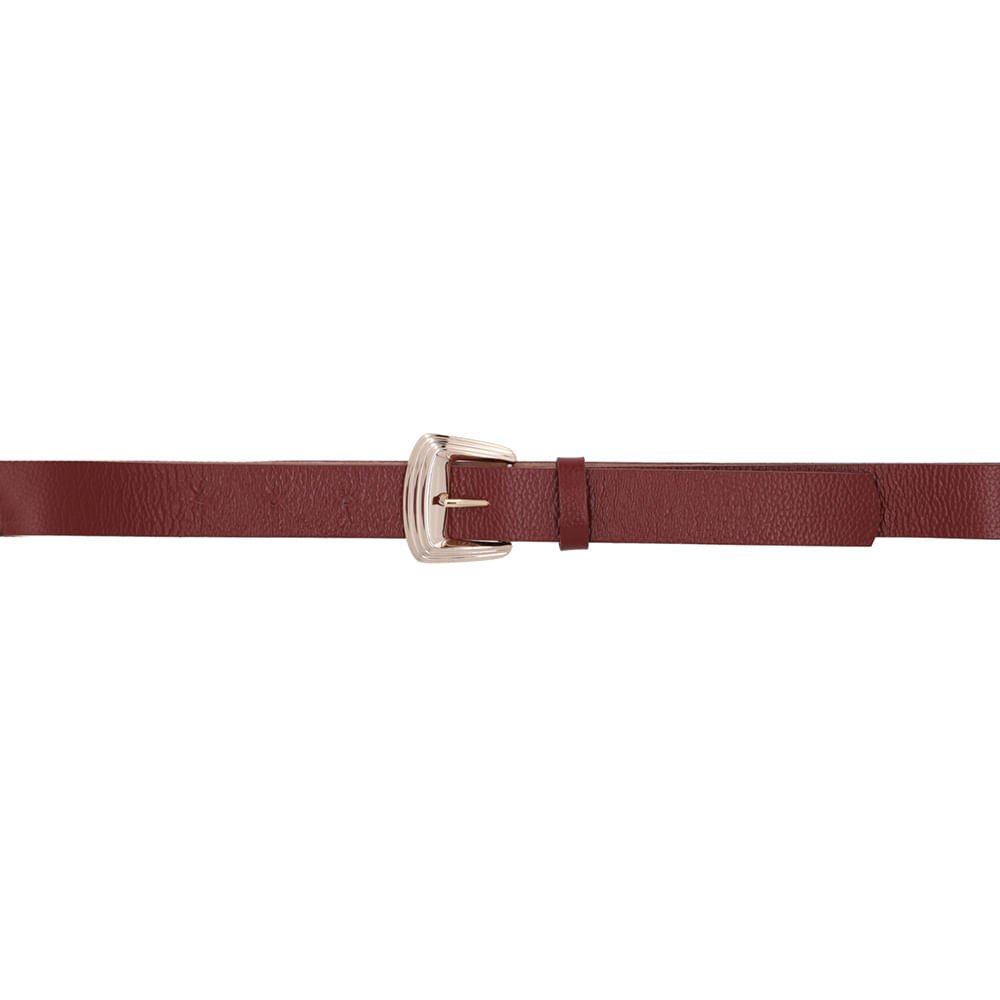 Cinto Couro Vermelho Fivela Vermelho 4
