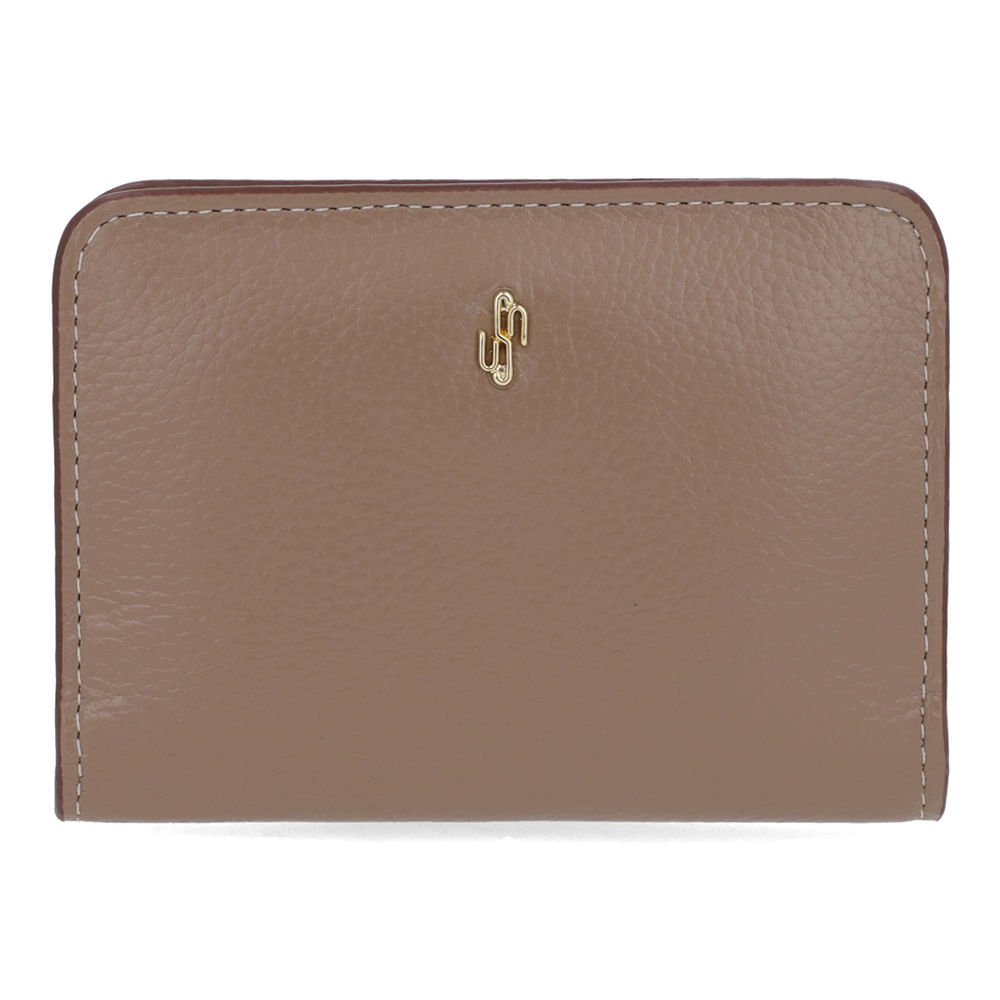 Carteira Couro Marrom Básica