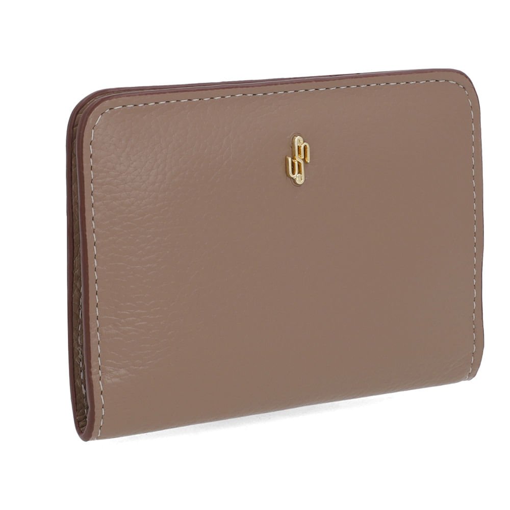 Carteira Couro Marrom Básica Marrom 2