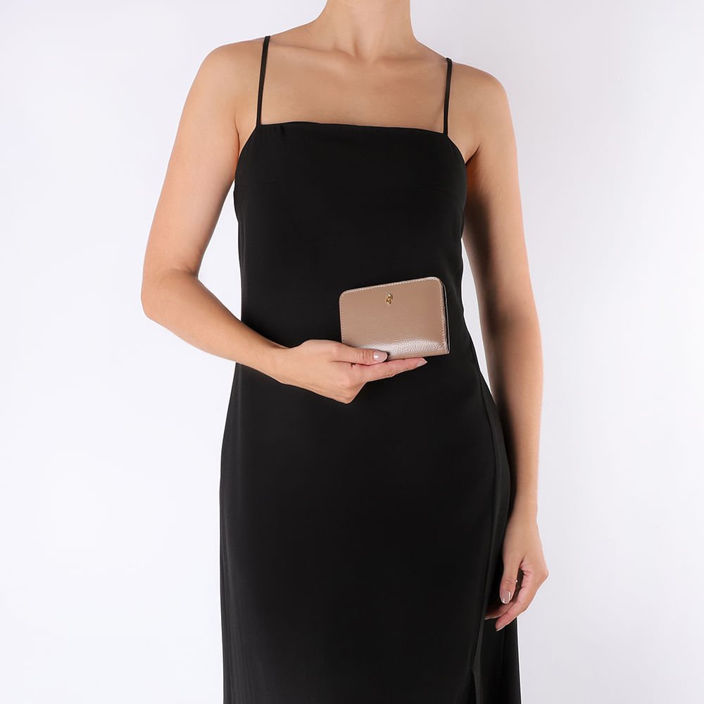 Carteira Couro Marrom Básica Marrom 5