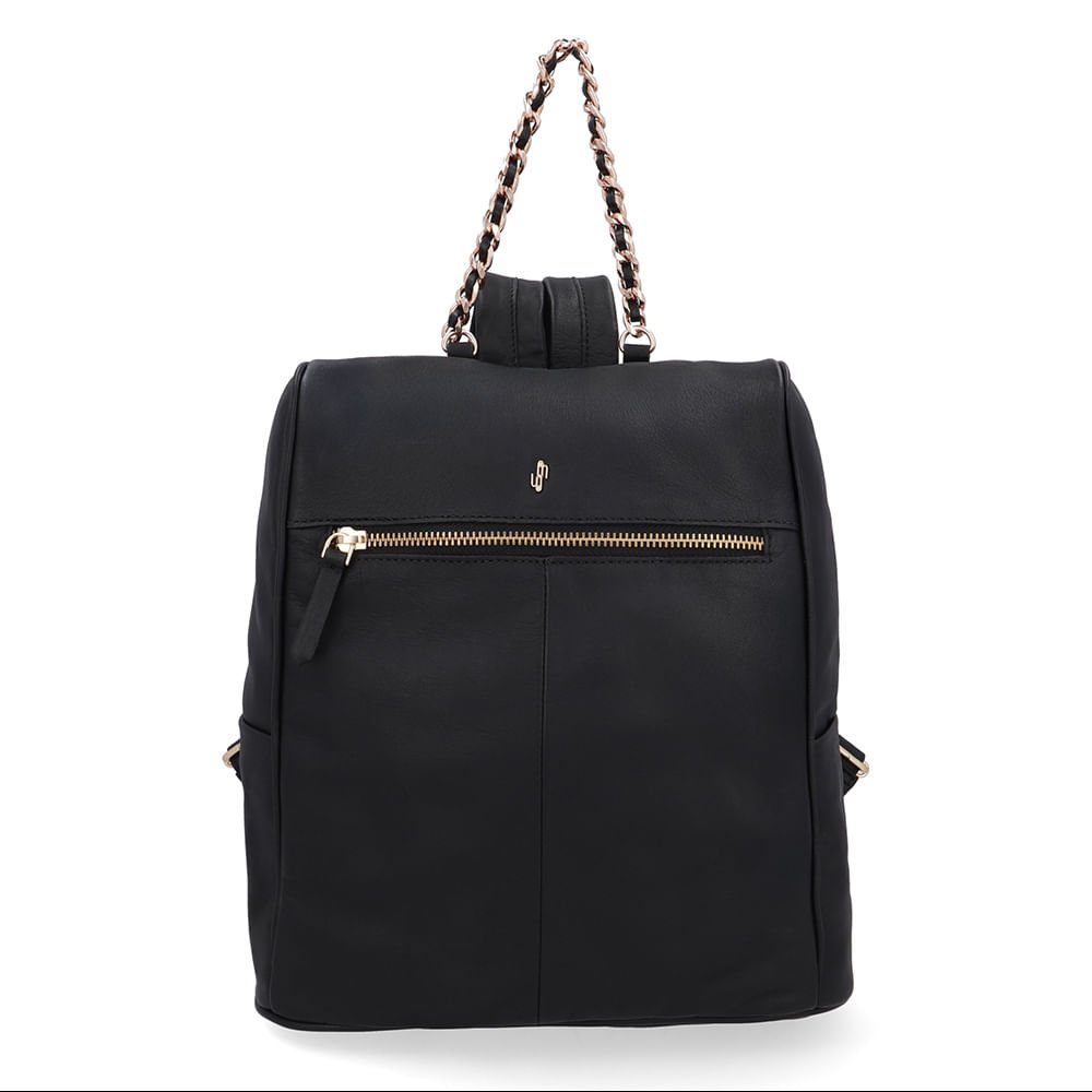 Mochila Couro Preta