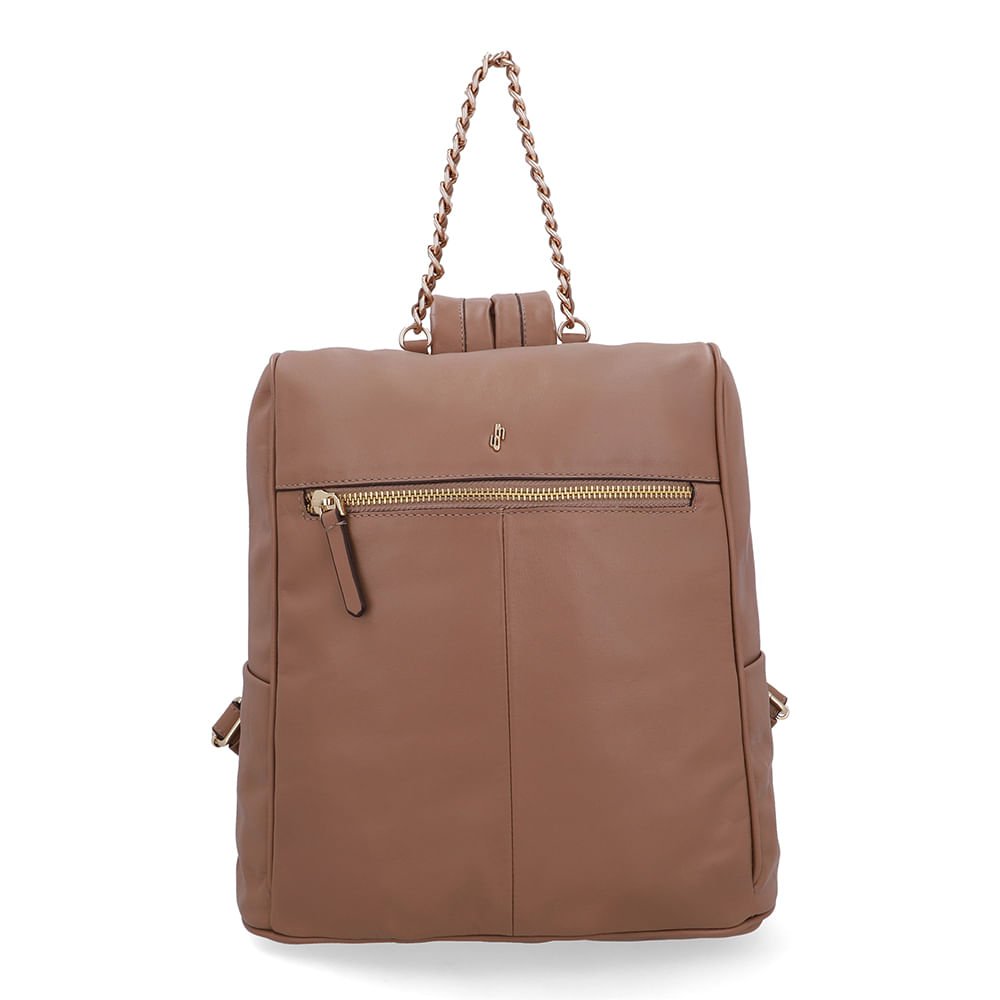 Mochila Couro Marrom