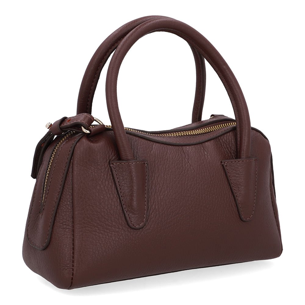 Bolsa Tote Couro Marrom Marrom 2