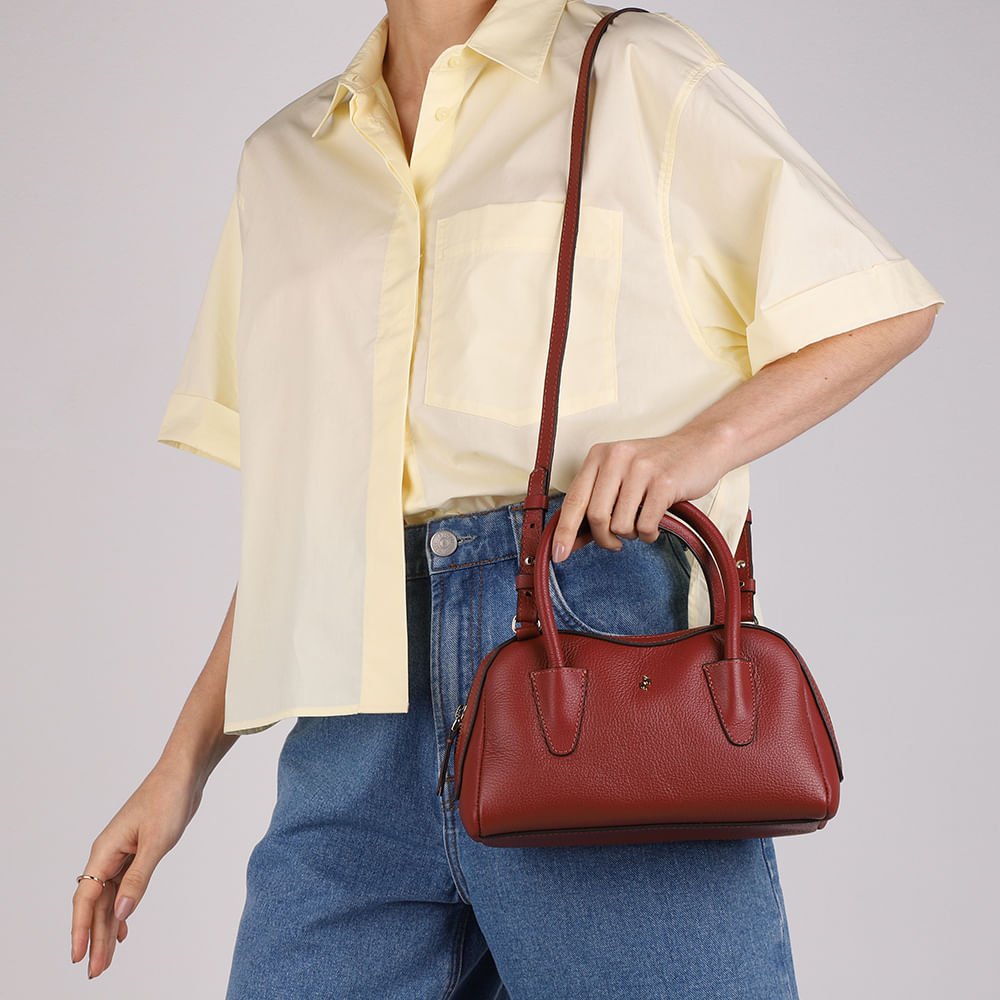 Bolsa Tote Couro Marrom Marrom 4