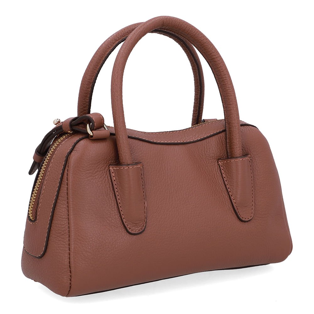 Bolsa Tote Couro Marrom Marrom 2