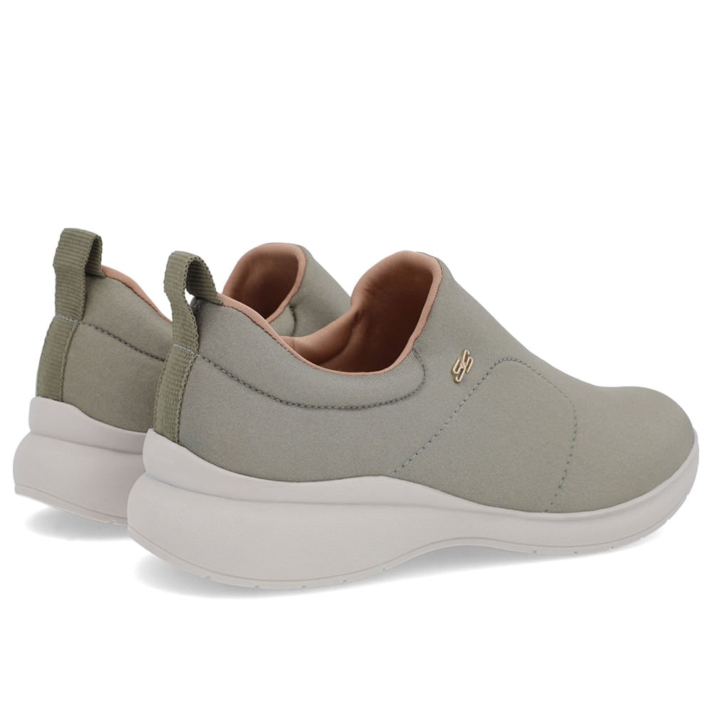 Tênis Casual Verde Elastano Verde 3
