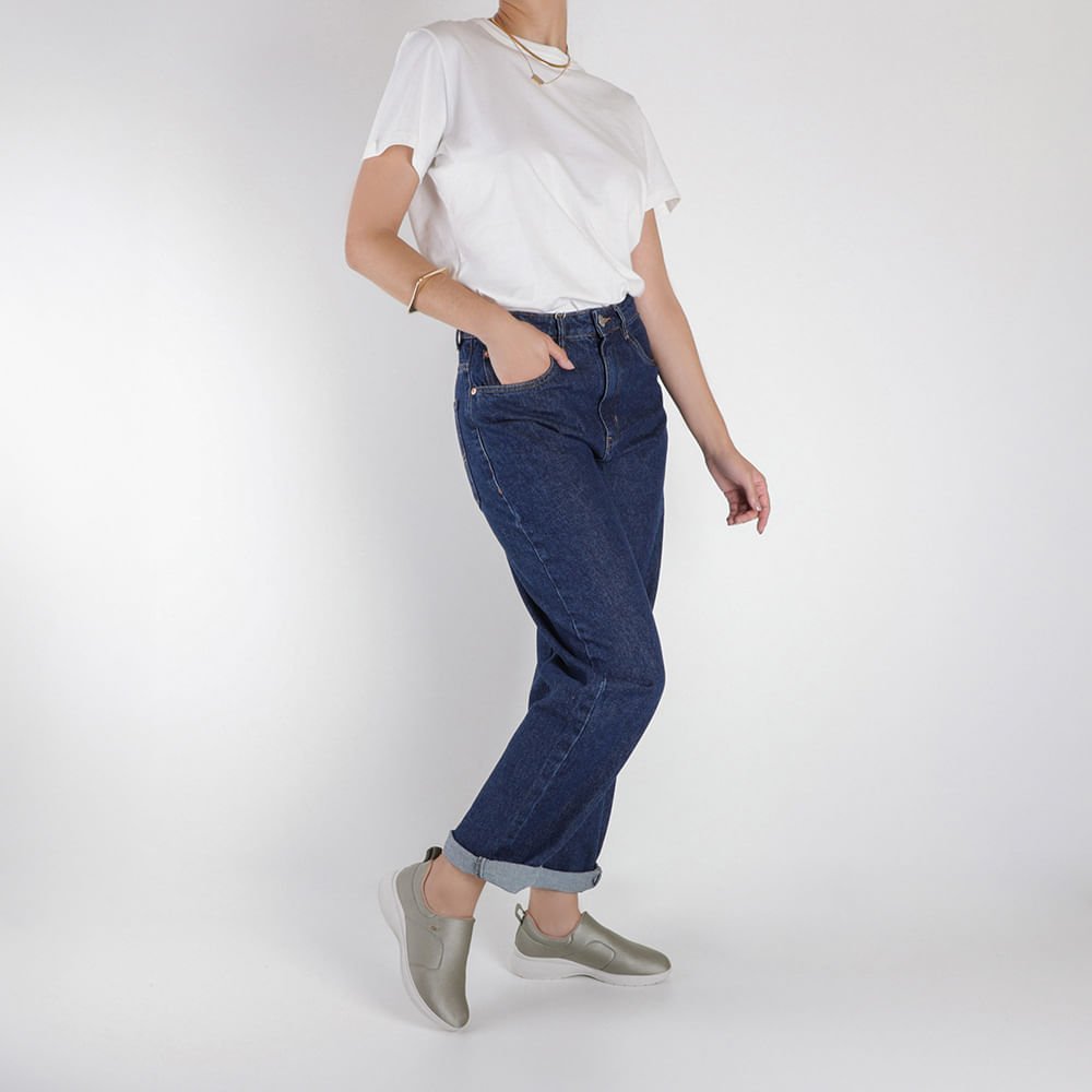Tênis Casual Verde Elastano Verde 4