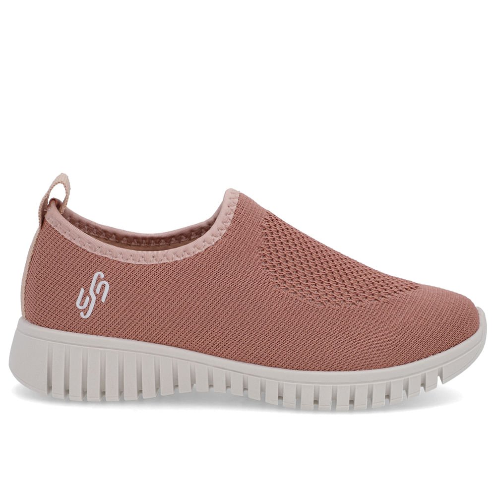 Tênis Slip On Rosa Tricot Monograma Rosa 1