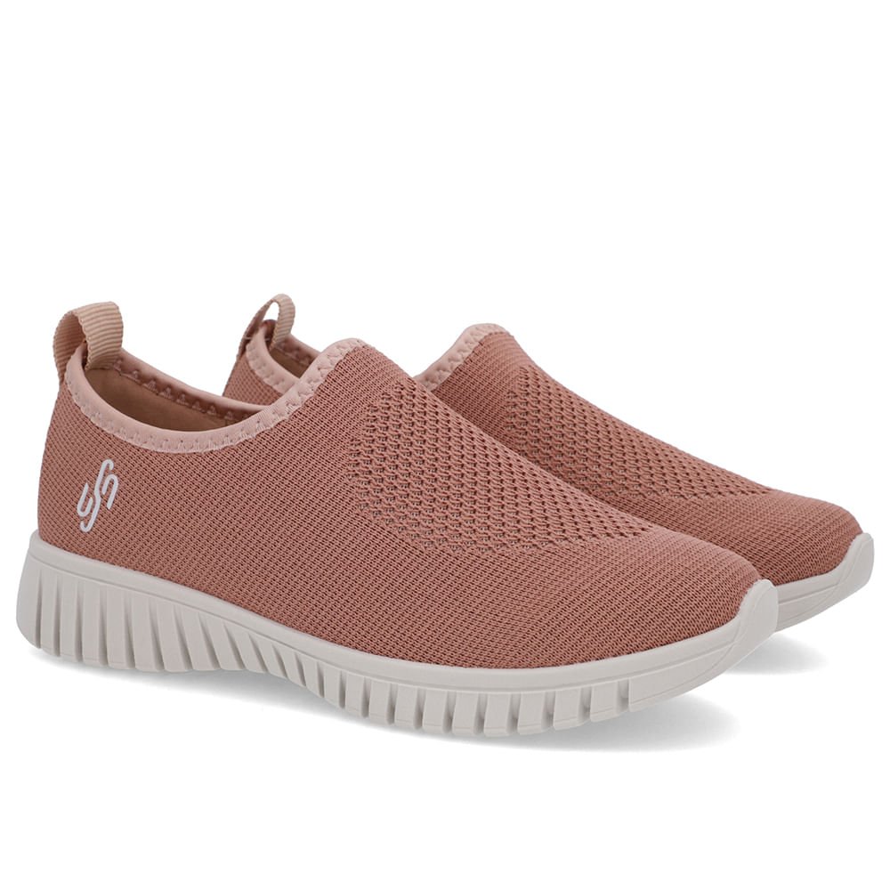 Tênis Slip On Rosa Tricot Monograma Rosa 2