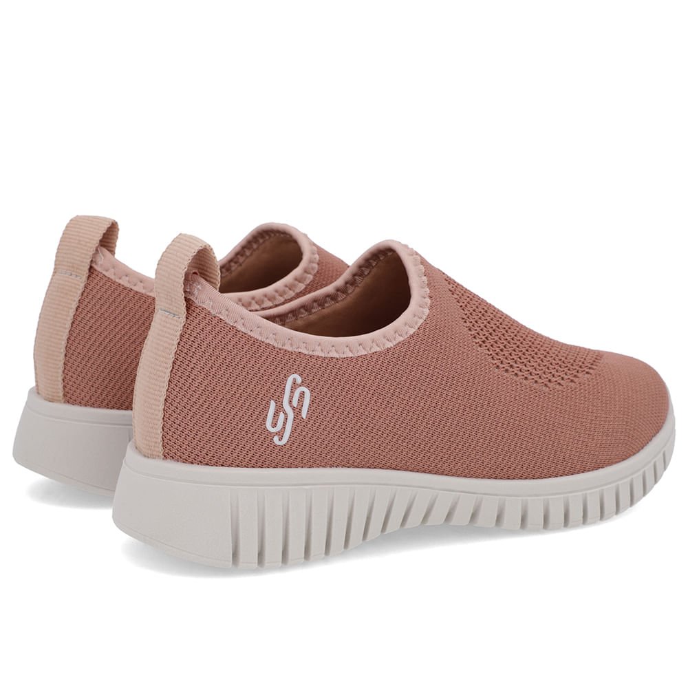 Tênis Slip On Rosa Tricot Monograma Rosa 3