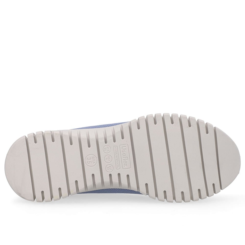 Tênis Slip On Azul Tricot Monograma Azul 5