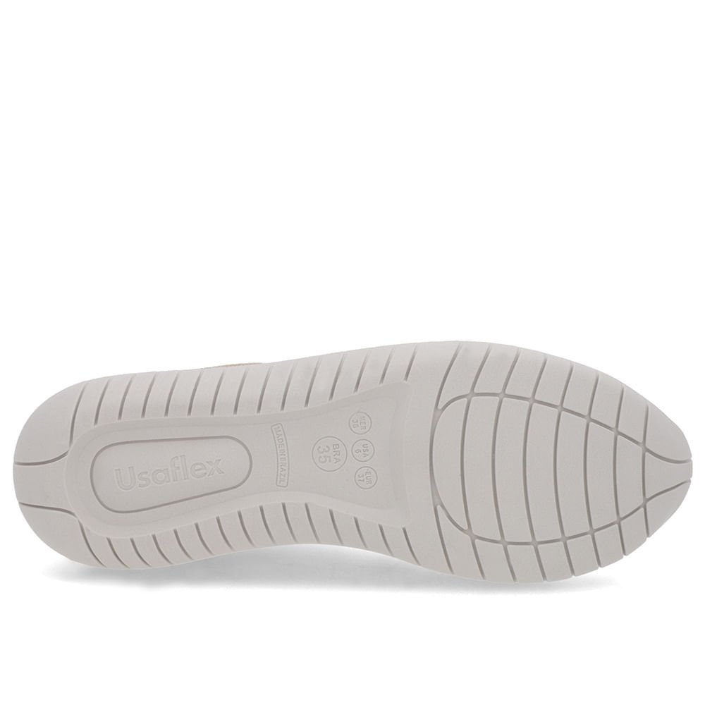 Tênis Casual Metalizado Ouro Couro Cadarço Elástico Dourado 5