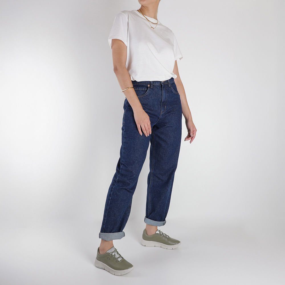 Tênis Casual Verde Couro Impulse Verde 4