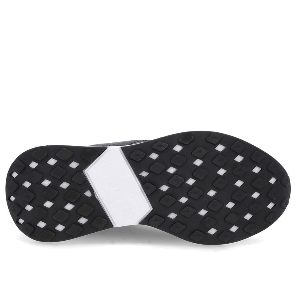 Tênis Casual Couro Preto Preto 5