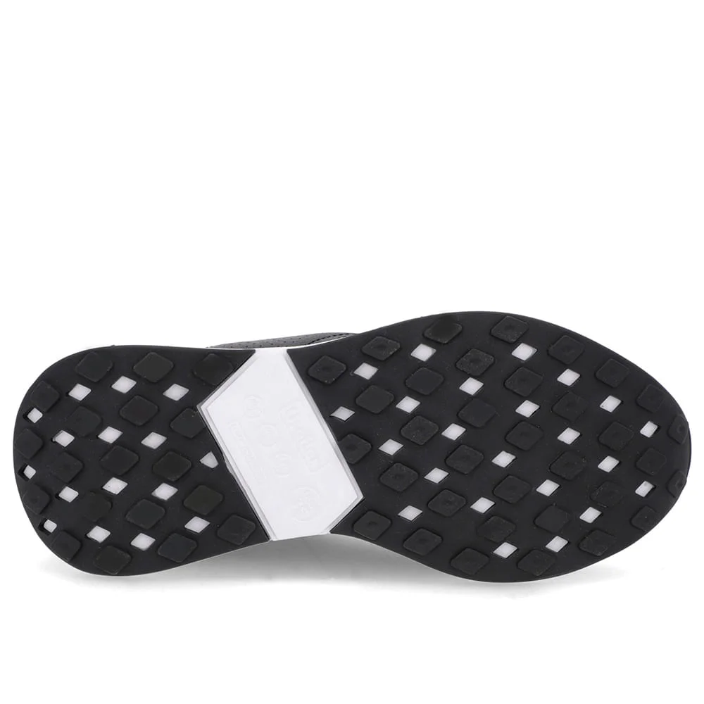 Tênis Casual Couro Preto Preto 5