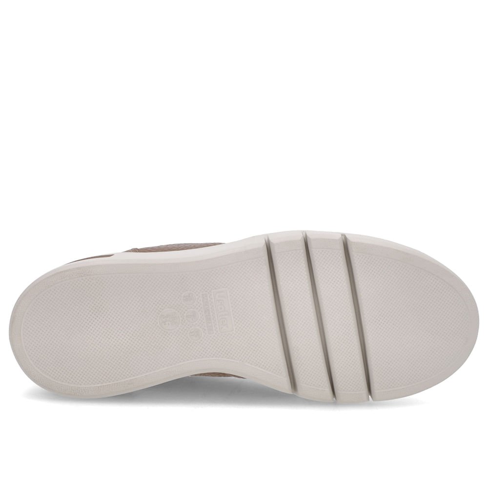 Tênis Marrom Couro Detalhe Sola Marrom 5