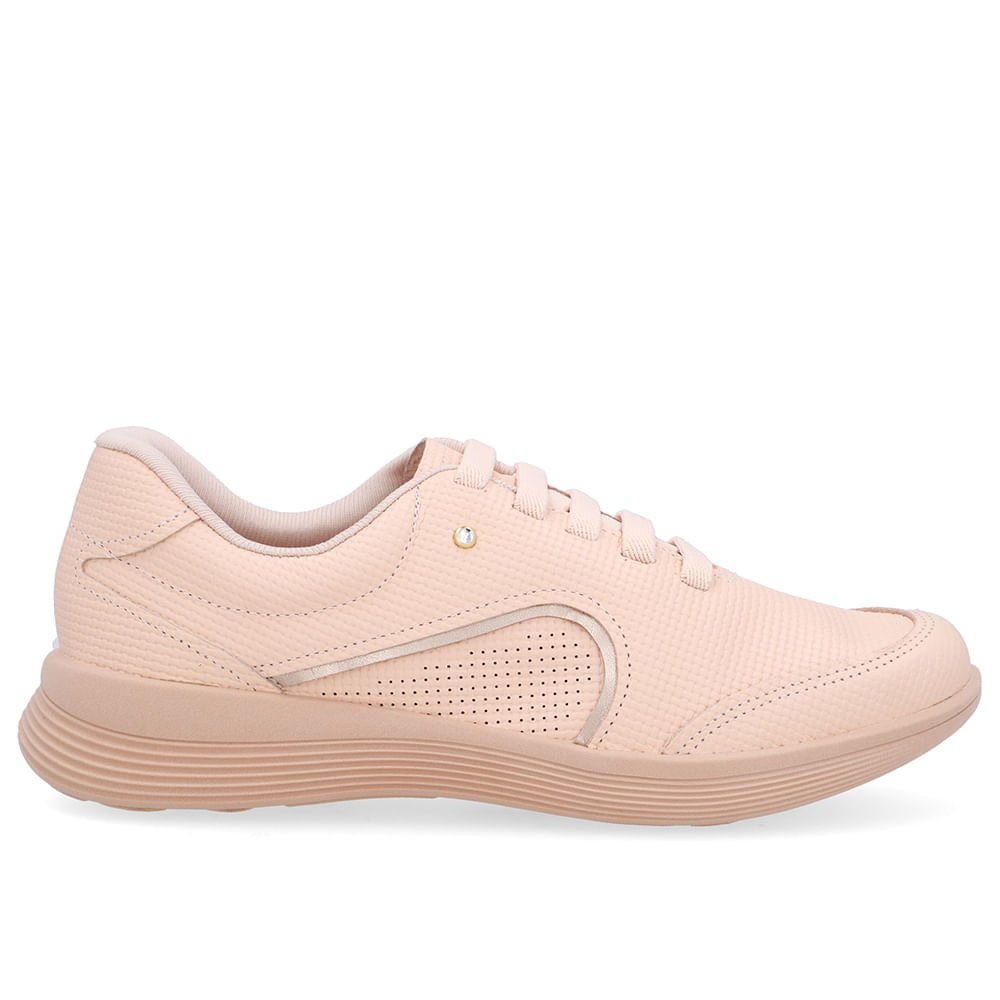 Tênis Slip On Couro Laranja Detalhe Strass