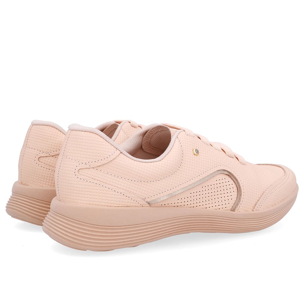 Tênis Slip On Couro Laranja Detalhe Strass Rosa 3