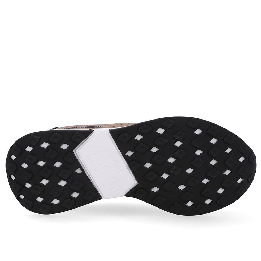 Tênis Couro Marrom Zíper Lateral Marrom 5