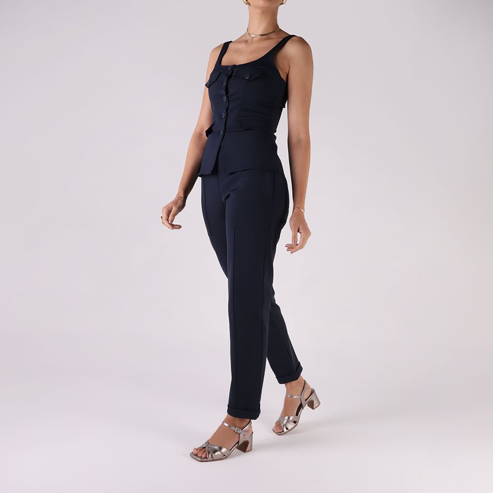 Sandália Couro Metalizado Aço Bico Quadrado Prata 4