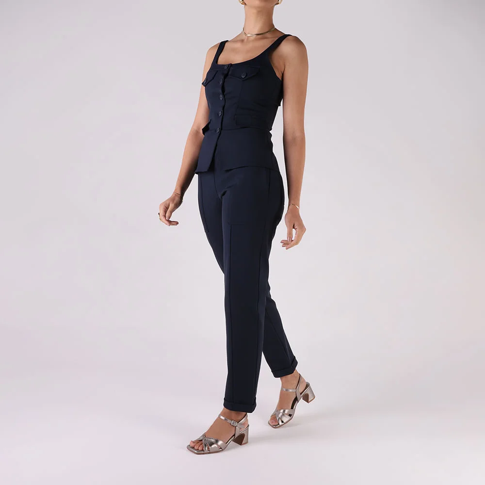 Sandália Couro Metalizado Aço Bico Quadrado Prata 4