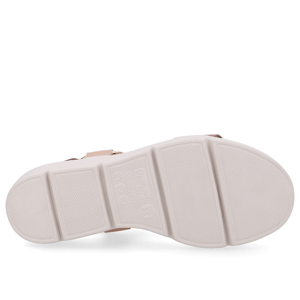 Sandália Papete Couro Marrom Salto Plataforma Marrom 5