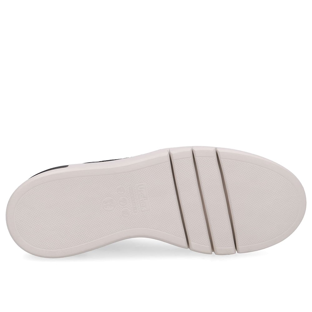 Tênis Casual Couro Preto Preto 5